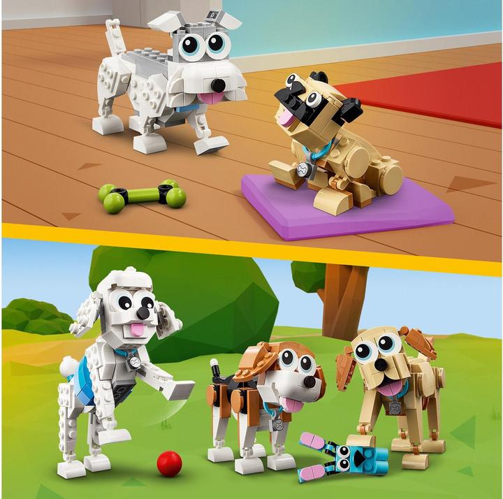 Produktbild LEGO Niedliche Hunde (31137, LEGO Creator 3-in-1)