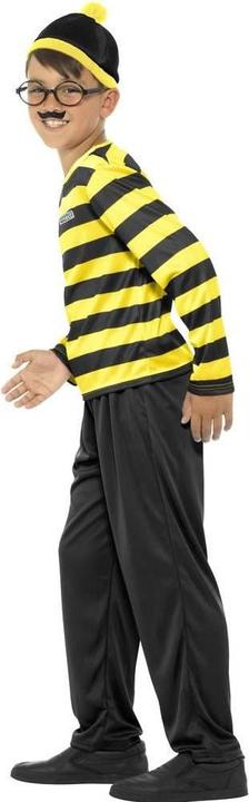 Actual product image Wheres Wally? Childrens/Kids Odlaw Costume Set (158, 164)