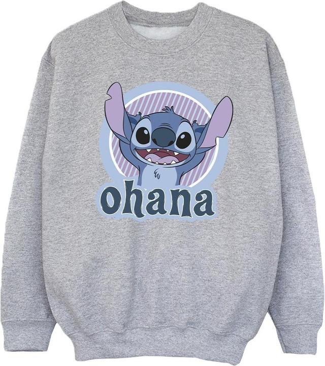 Produktbild Disney Lilo And Stitch Ohana Circle Sweatshirt Mädchen (140, 146)