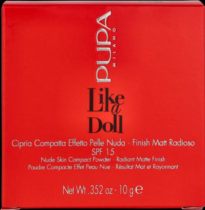 Image du produit Pupa Milano Like A Doll Nude Skin Compact Powder 001 Porcelain (001)