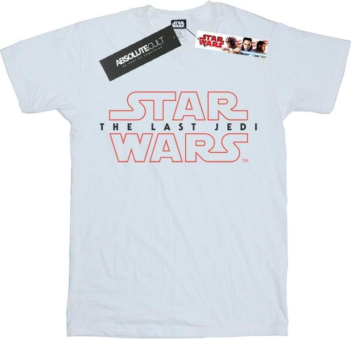 Actual product image Star Wars Boys The Last Jedi Logo T-Shirt (116)