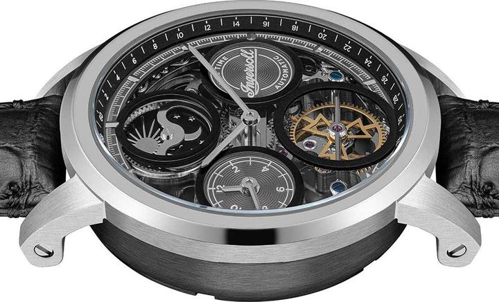 Actual product image Ingersoll 1892 Ingersoll I16001 Men's watch The Arc Automatic 44mm 5ATM (Skeleton watch, 44 mm)