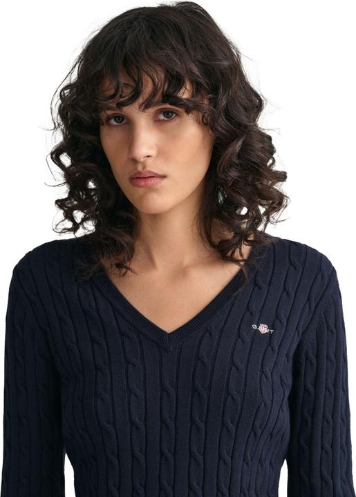 Immagine prodotto GANT Stretch Cotton Cable V-Neck (XL)