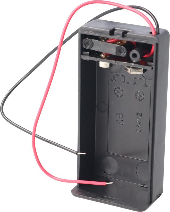 Actual product image Goobay 1x 9V block battery holder