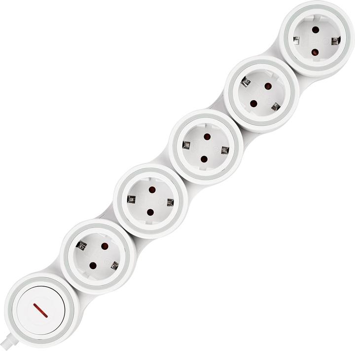 Actual product image REV Power strip Supraflex (5 x, CEE 7/3, 1.40 m)