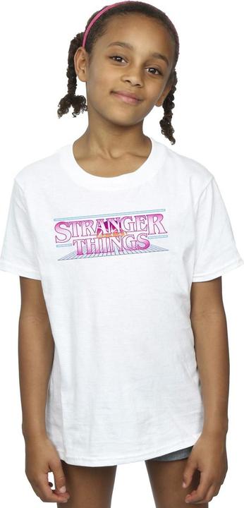 Image du produit Netflix - T-shirt STRANGER THINGS RETRO TITLE - Fille (152, 158)