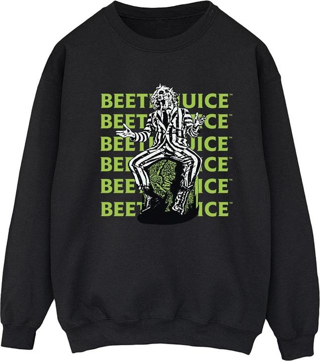Actual product image Beetlejuice Womens/Ladies Pose Sweatshirt (M)