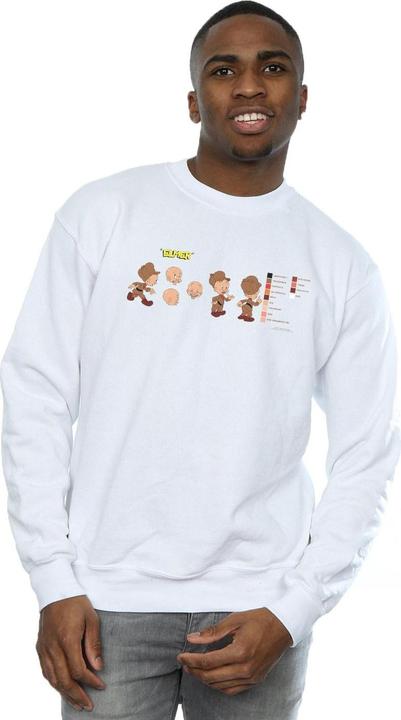 Immagine prodotto Looney Tunes Elmer Fudd Colour Code Felpa Uomo (S)