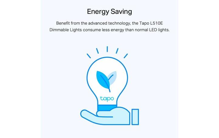 Productafbeelding TP-Link Tapo L510E (2-pak) (E27, 8.70 W, 806 lm, 2 x, A)