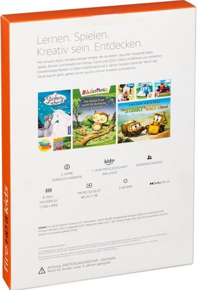 Produktbild Amazon Fire HD 8 Kids (2022) inkl. Hülle (8", 32 GB, Purple)