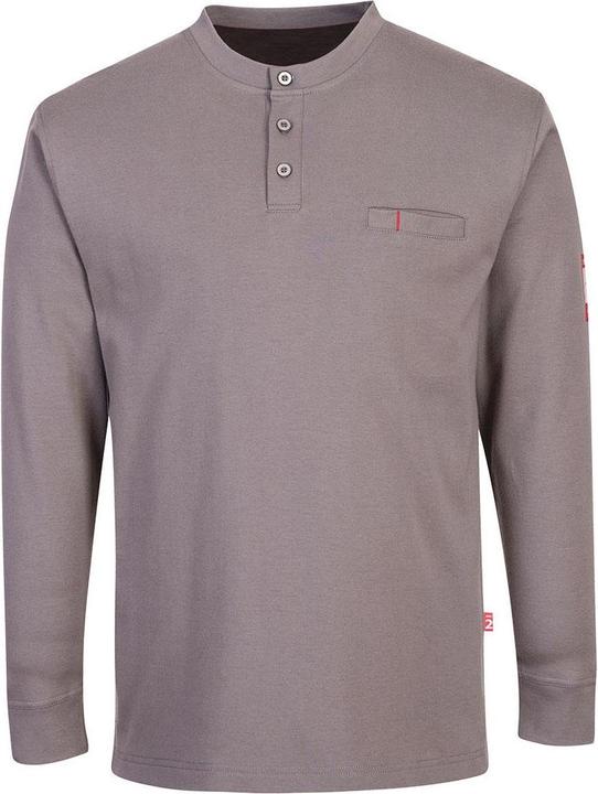 Actual product image Portwest Mens Flame Resistant Henley T-Shirt (XL)