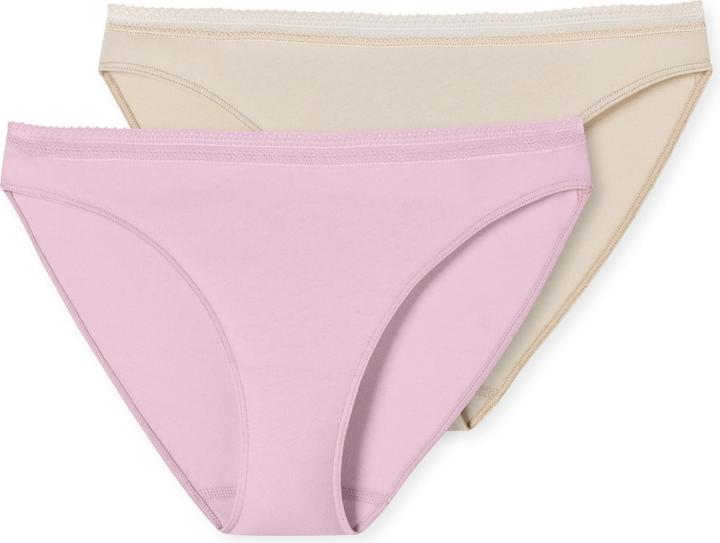 Immagine prodotto Schiesser 2 confezioni di slip Rio in pizzo di cotone (46, Confezione da 2)