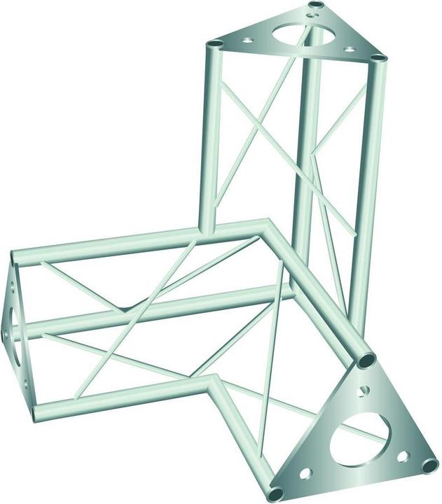 Actual product image Decotruss SAL-33 corner 3-way // right sil