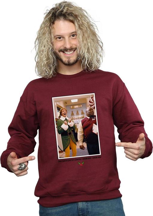 Image du produit Elf - Sweat OMG SANTA PHOTO - Homme (XL)
