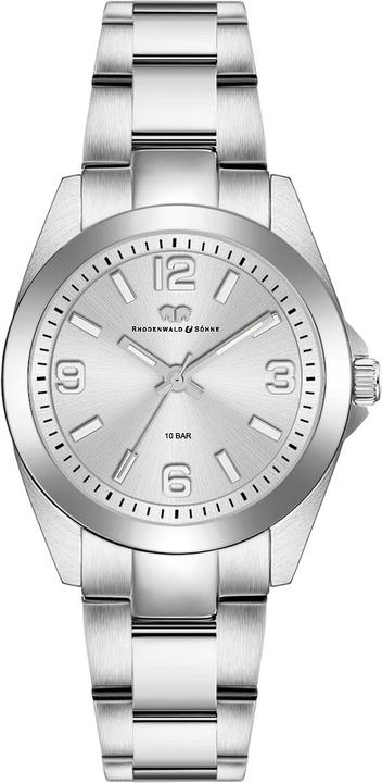Immagine prodotto Orologio al quarzo da donna Majestia in acciaio inox argento - 32444 (Orologio da polso analogico, 37.50 mm)