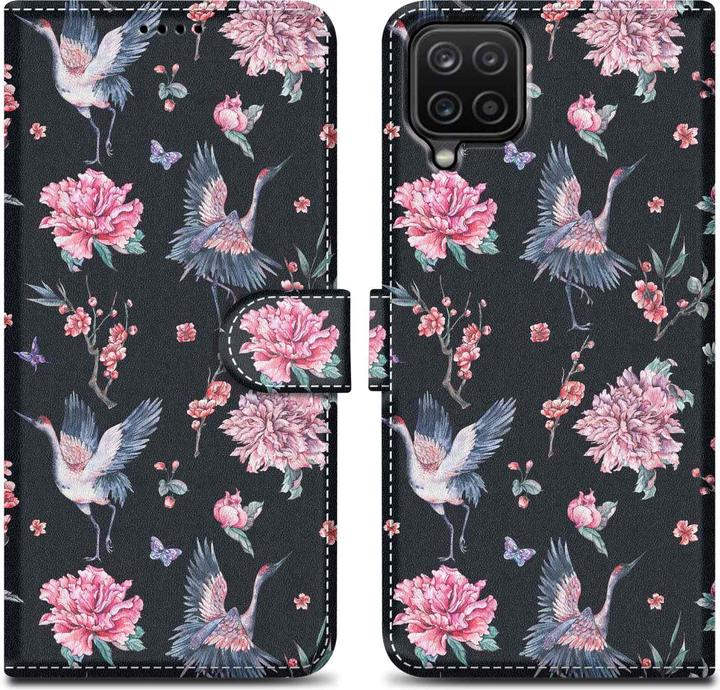 Crane & Flowers No. 9