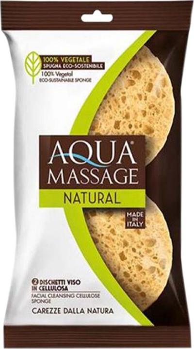 Produktbild Aqua Massage Gesichtsreinigungsschwamm zellulose 2 Stk.