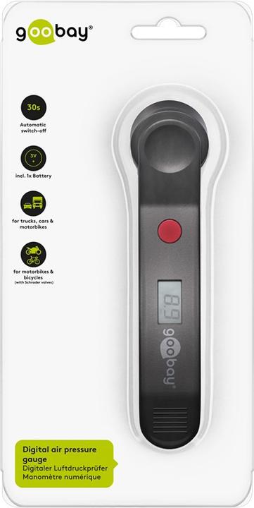 Productafbeelding Goobay 59799 Bandenspanningsmeter Digitale Manometer voor Drukinstelling