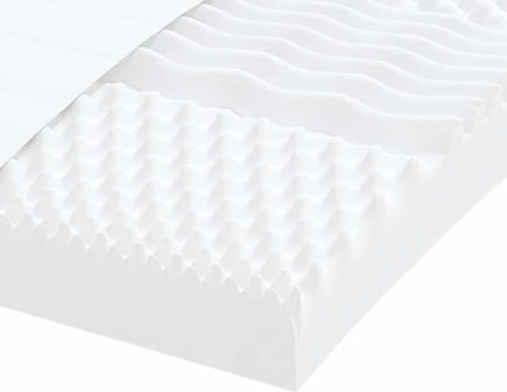 Immagine prodotto VidaXL Schaumstoffmatratze 180 x 210 cm 7-Zonen Härtegrad 20 ILD (180 x 210 cm, Nucleo di schiuma)