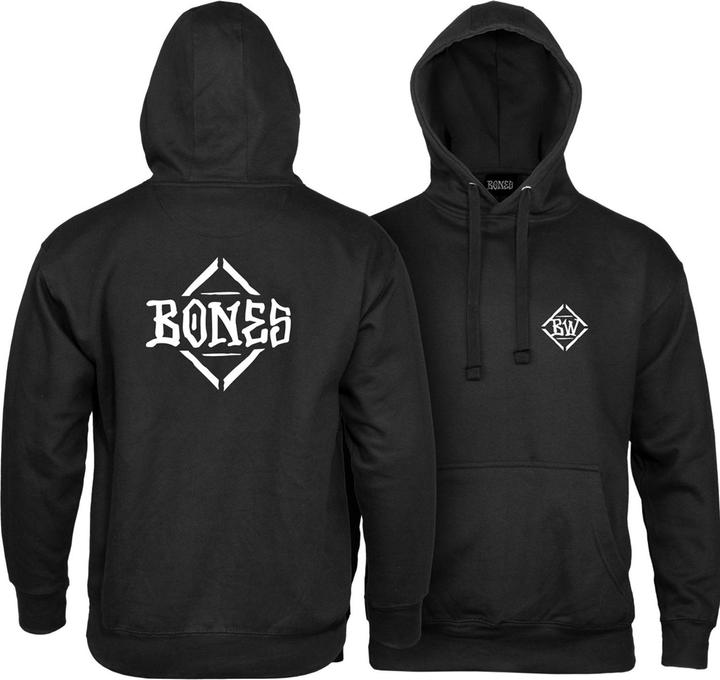 Immagine prodotto Bones Felpa con cappuccio a diamante (S)