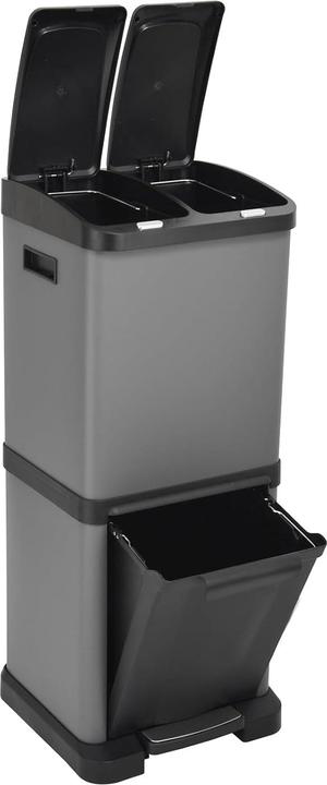 Actual product image Svita Mülleimer mit 3-fach Mülltrennungssystem (32 l)