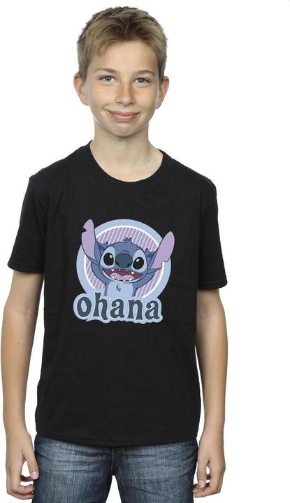 Actual product image Disney Boys Lilo And Stitch Ohana Circle T-Shirt (140, 146)