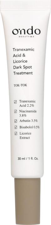 Produktbild Ondo Tranexamic acid & licorice dark spot treatment (30 ml, Tagescreme)
