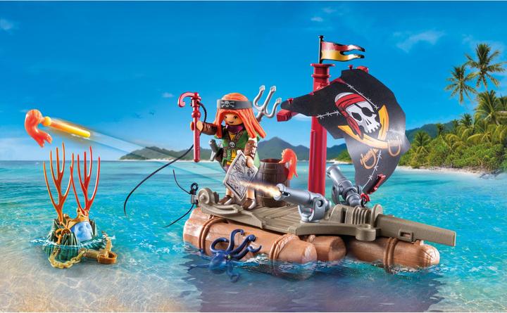 Actual product image Playmobil Recovering treasure on a pirate raft (71794, Playmobil Pirates)