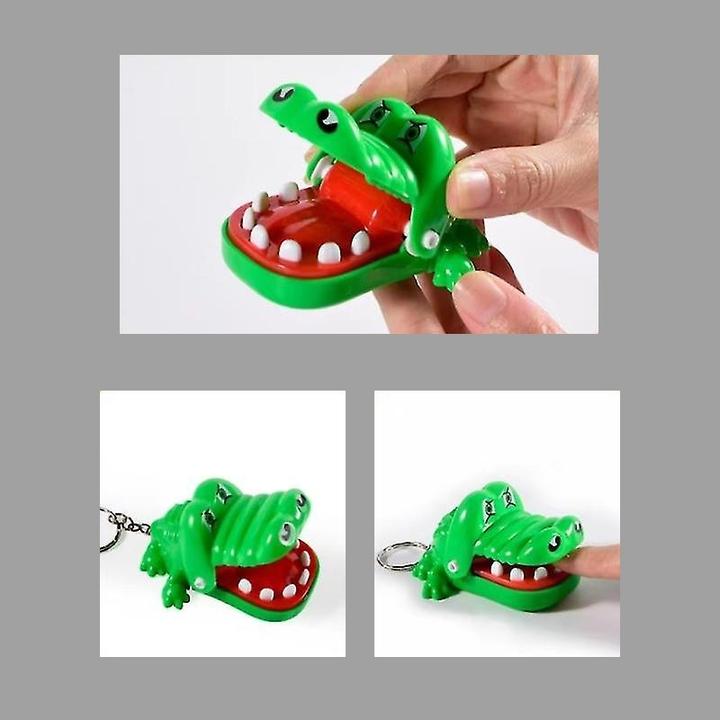 Actual product image Sombo Biting Crocodile Keychain