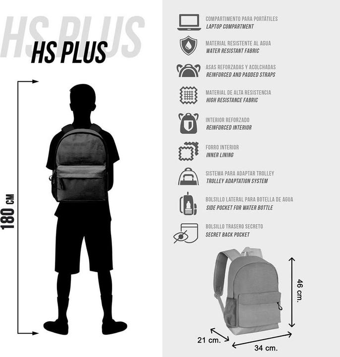 Actual product image Karactermania Naruto Shippuden Plus HS Backpack Kanji (23 l)