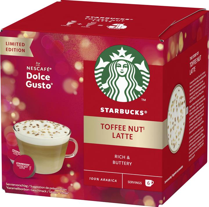 Produktbild Starbucks Toffee Nut Latte by Nescafé Dolce Gusto (6 x Port.)