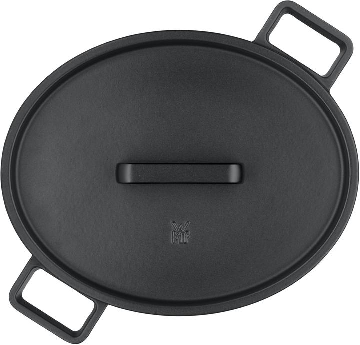 Image du produit WMF Flavour Cocotte ovale, 33 x 26 cm, Black (33 cm, Cocotte + faitout, Fonte)