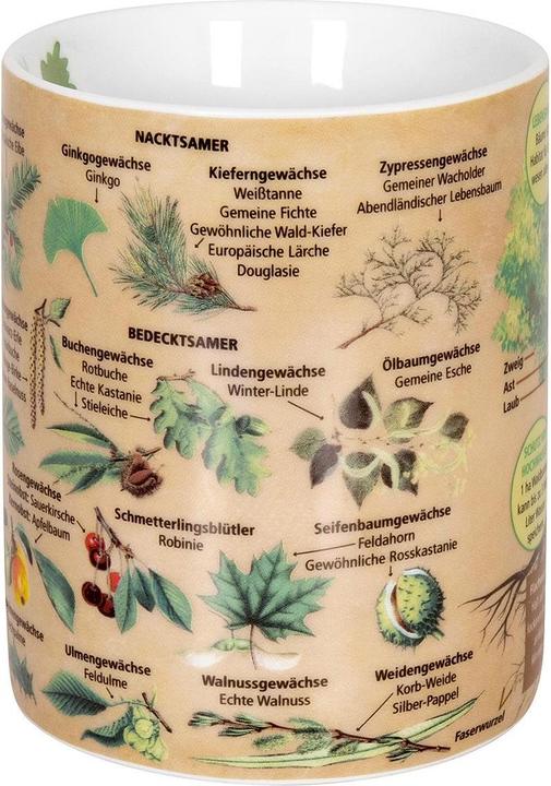 Immagine prodotto Könitz Tazza di caffè Knowledge Mug Trees 490 ml, 1 pezzo, Multicolore (490 ml, 1 x)