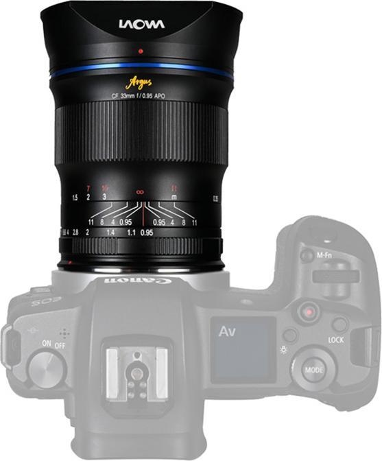 Image du produit Venus Optic Argus 33 mm F/0.95 CF APO (Canon RF, APS-C / DX)