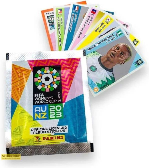 Actual product image Panini FIFA Women's World Cup 2023 Sticker Collection (German, Booster display)