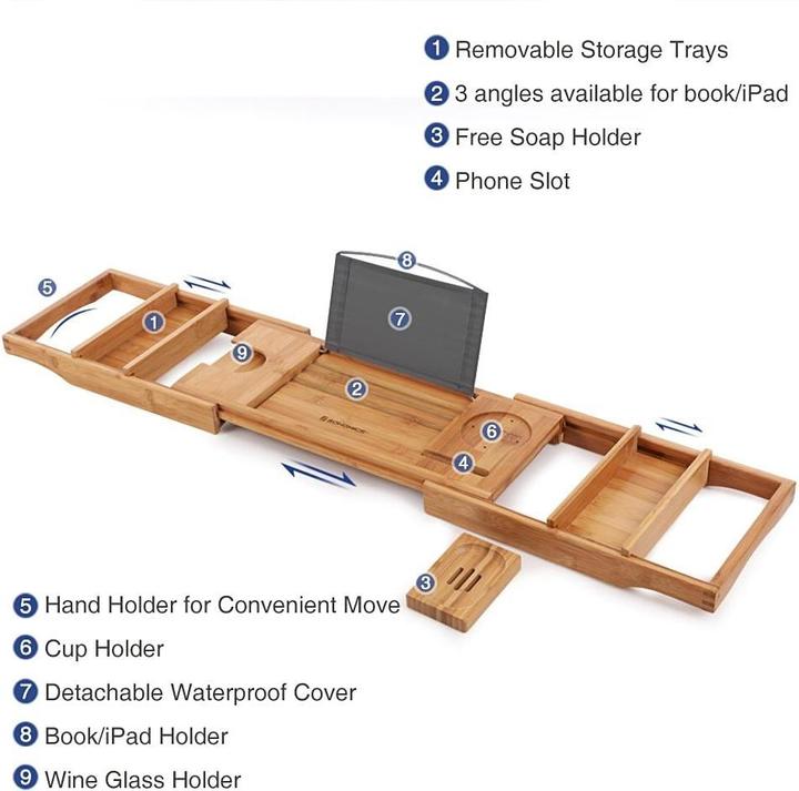 Image du produit Songmics Shelfy (109 x 23 x 4.5 cm)