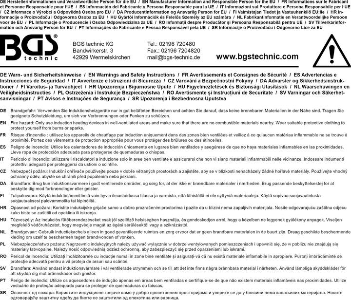 Immagine prodotto BGS Bobina di induzione per riscaldatore ad induzione per tiranti sterzo 65 mm per 2169, 3390, 3391