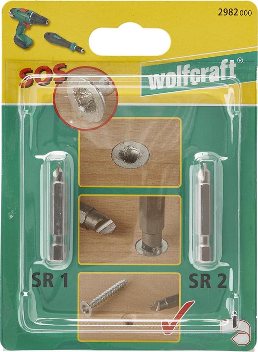 Immagine prodotto wolfcraft Estrattore di viti confezione da 2 (SR 1 / SR 2)