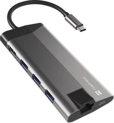 Actual product image Genesis NATEC multiport Fowler Plus USB-C (USB-C, 4 Ports)