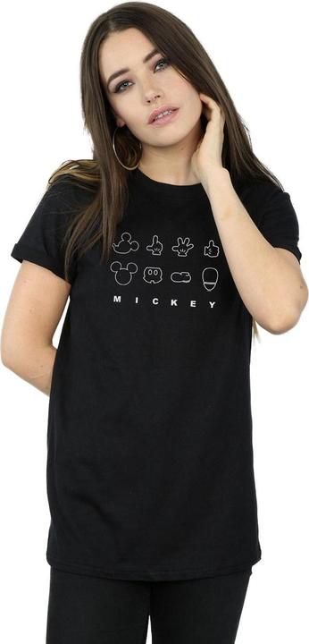 Immagine prodotto Disney Mickey Mouse Deconstructed Maglietta Ampia Donna (3XL)