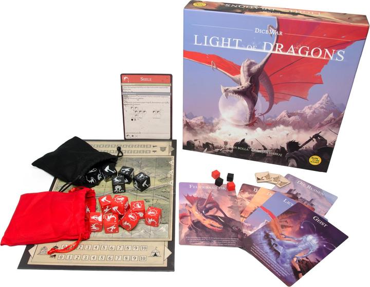 Actual product image Suncoregames Dice War - Light of Dragons (English, German)