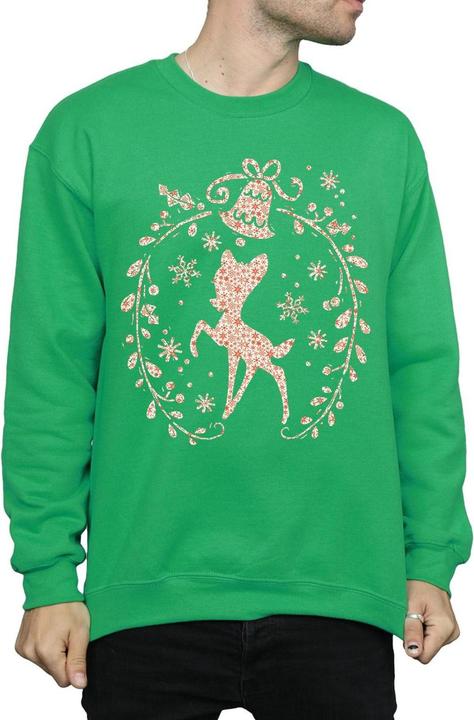 Immagine prodotto Disney Bambi Christmas Wreath Felpa Uomo (XXL)