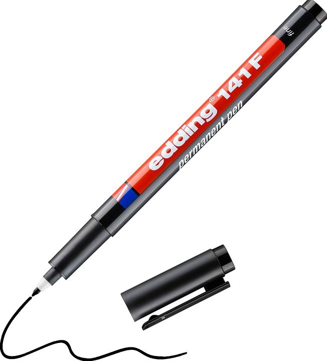 Image du produit Edding 141 F (Noir, 0.60 mm, 1 x)