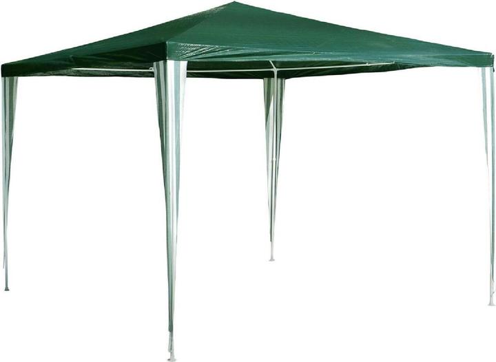 Actual product image VCM Pavillon 3x3 m in grün PE Plane Partyzelt Gartenzelt Stahlgestell Festivalzelt (300 cm, 300 cm)