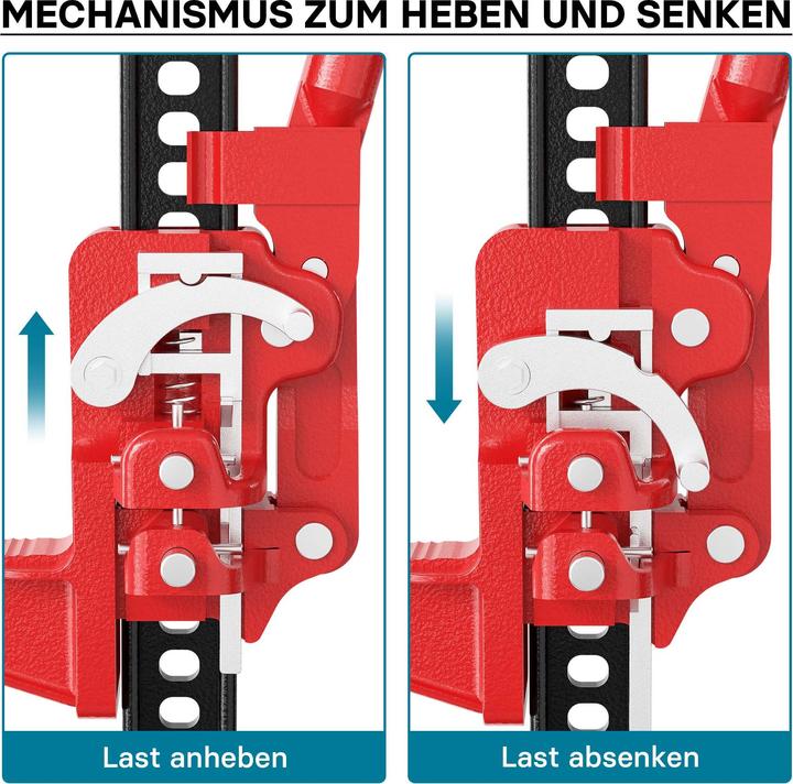 Actual product image Wiltec Farm Jack jack 150cm 60" 3000kg off-road vehicle stick winch ATV jack
