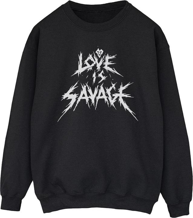 Disney Villains Love Is Savage Sweatshirt (L)