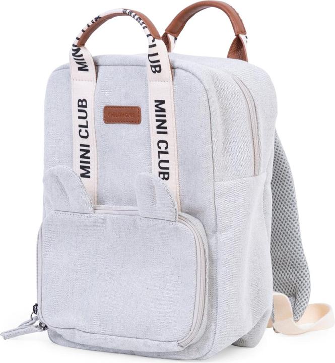 Image du produit Childhome Sac à dos pour enfants Club Signature canvas vieux blanc (7.40 l)