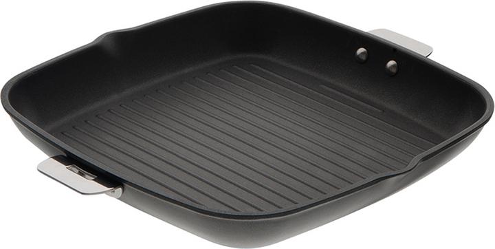 Immagine prodotto Cristel Padella per grigliate Cookway 28 x 28 cm (28 cm, Padella grill, Alluminio)