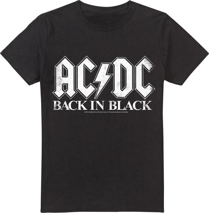 Actual product image AC/DC Mens Back In Black T-Shirt (4XL)