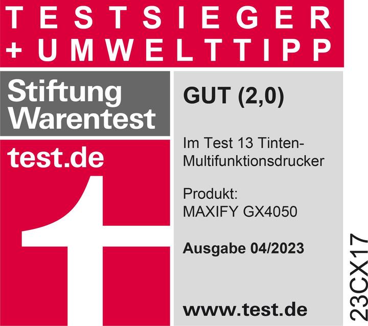 Produktbild Canon MAXIFY GX4050 (Tintentank, Farbe)